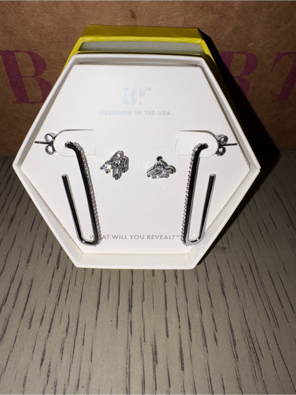 Diamond Cubic Zirconia Earrings